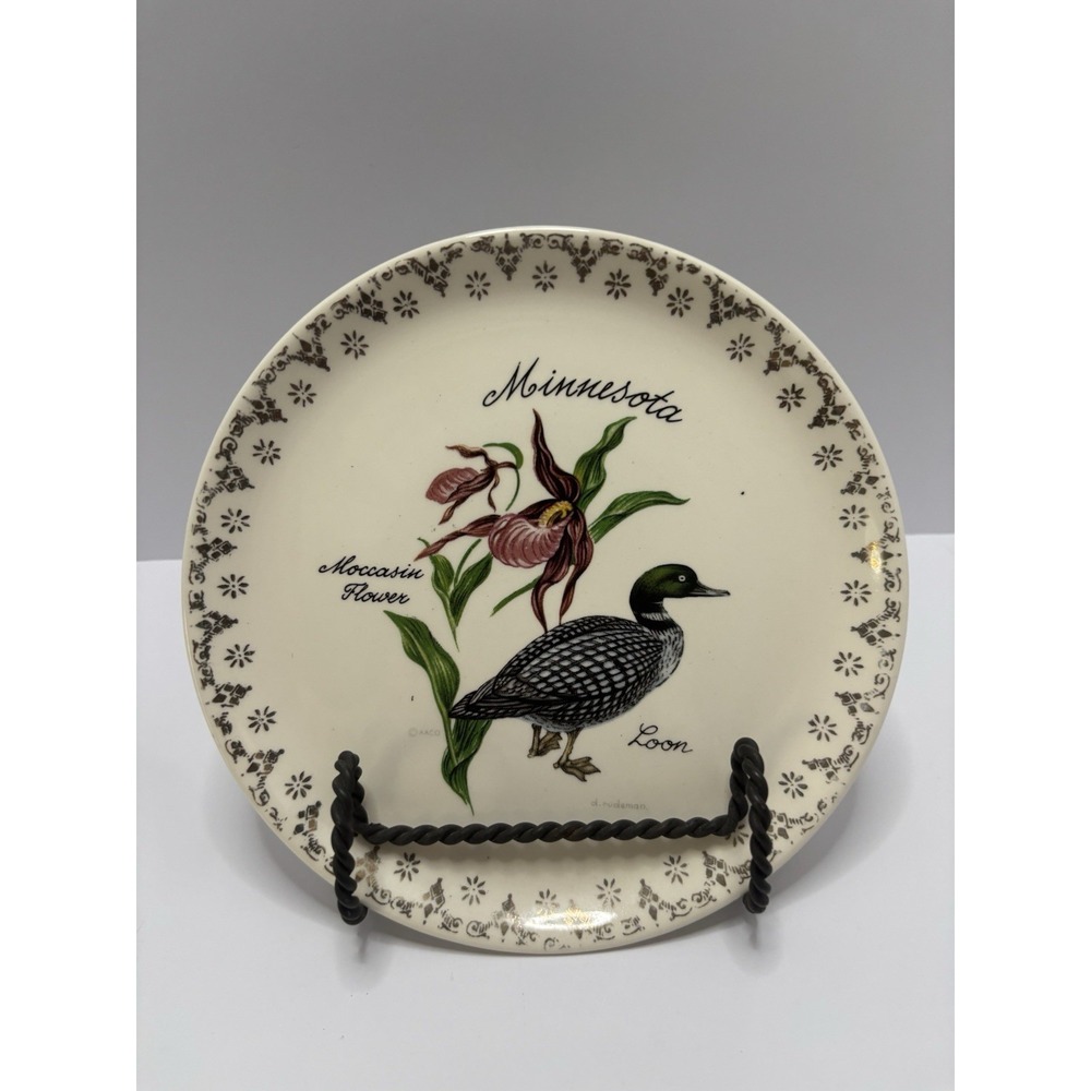 Mallard Duck Wall‎ Plate Decor Minnesota Cottage Core Cabin